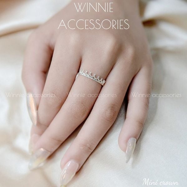  Nhẫn Bạc S925 Mini Crown 