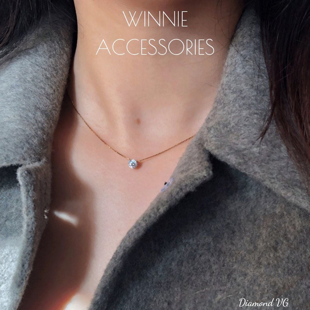  Dây chuyền titan diamond VG 