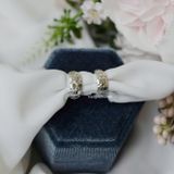  Hoa tai Bạc S925 Khoen Superstar 