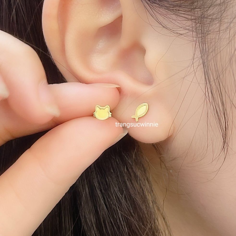  Hoa tai titan Bi Mèo cá 