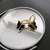  Hoa tai titan Bướm đen khoen 