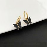  Hoa tai titan Bướm đen khoen 