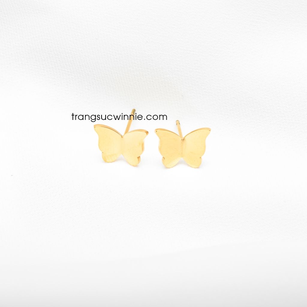  Hoa tai titan Bướm gold 