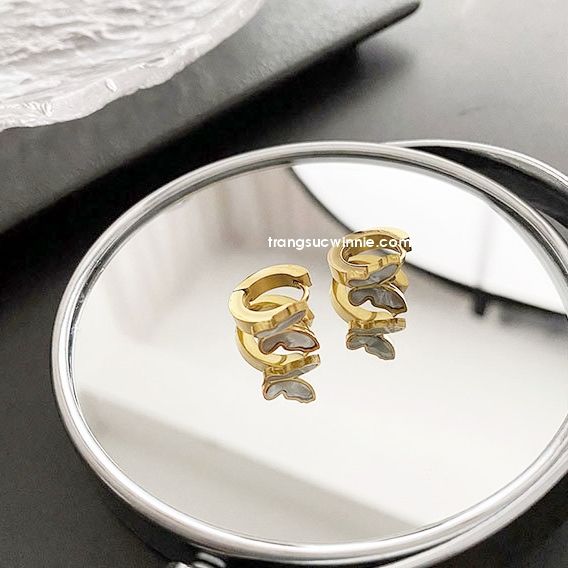  Hoa tai titan Bướm trắng 