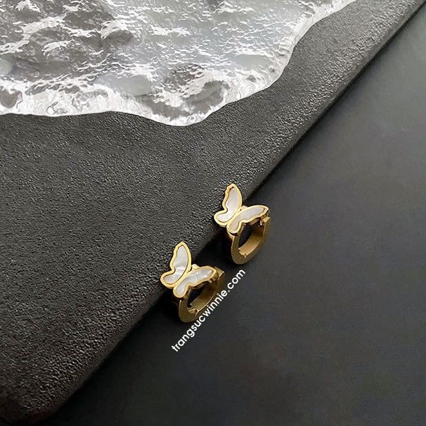  Hoa tai titan Bướm trắng 