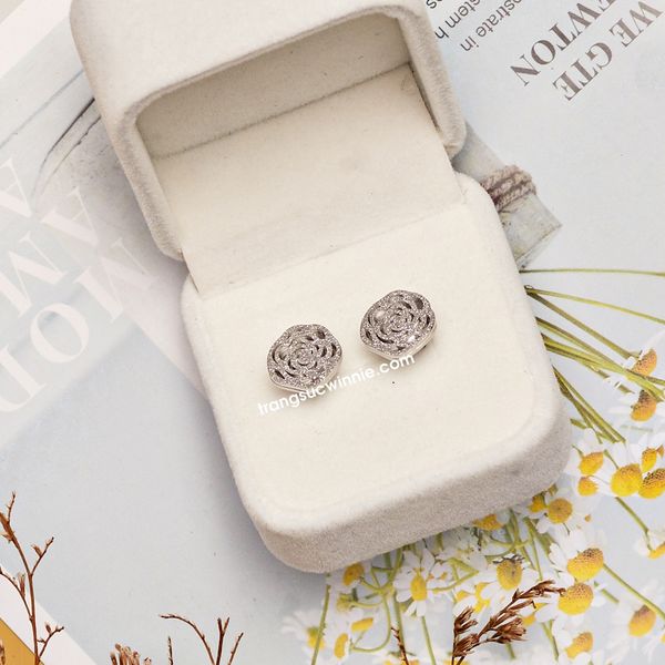  Hoa tai titan Camellia matte 