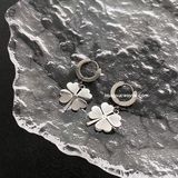  Hoa tai titan Clover sọc B 