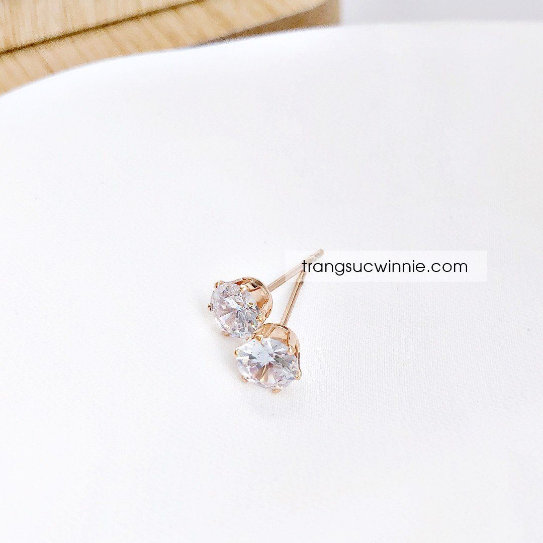  Hoa tai Diamond 6mm VH 