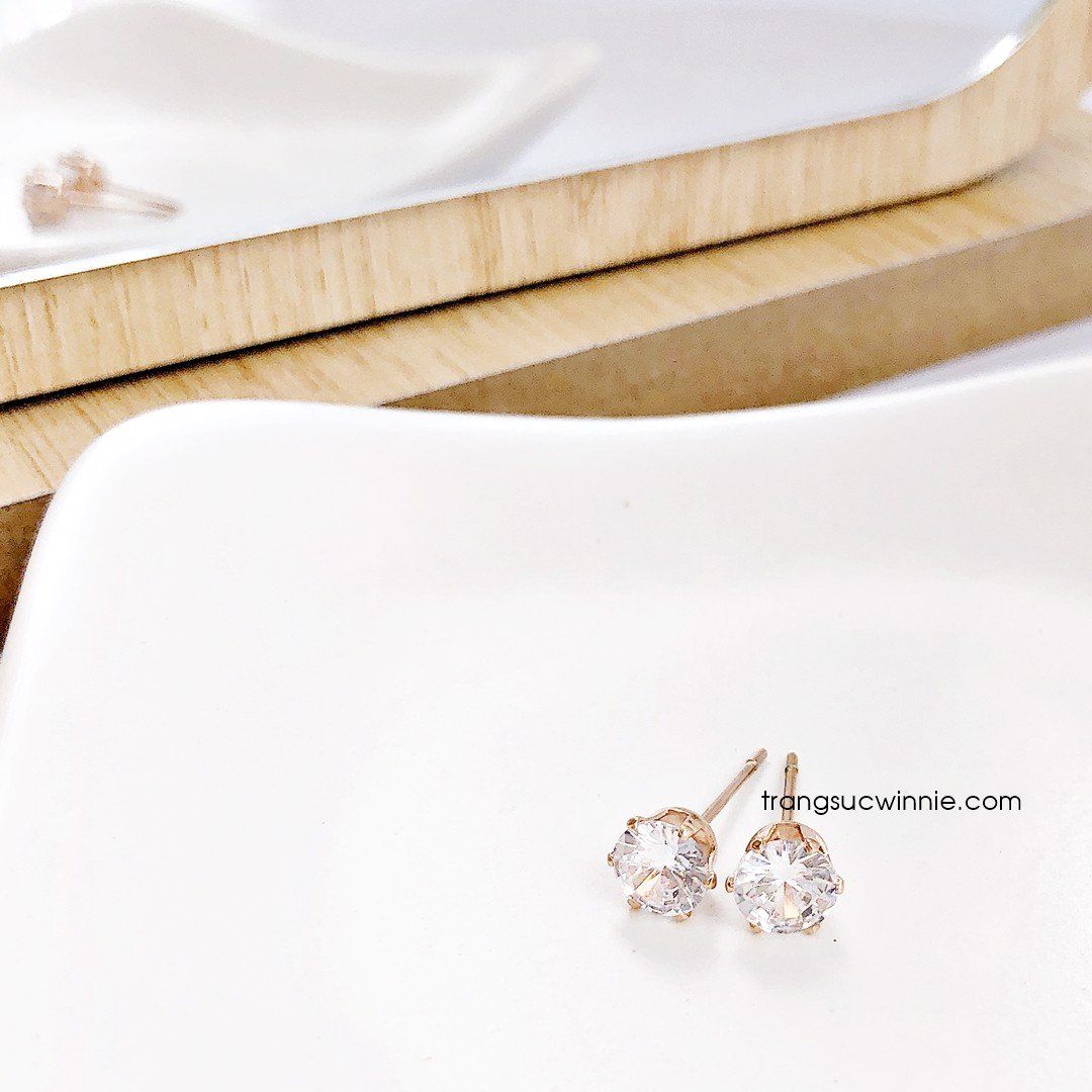  Hoa tai Diamond 6mm VH 