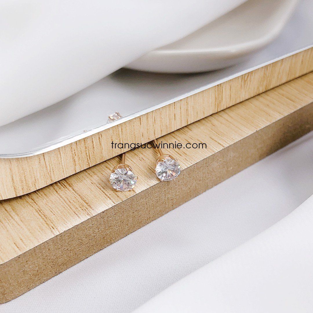  Hoa tai Diamond 6mm VH 