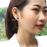  Hoa tai titan Diamond Đen 