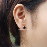  Hoa tai titan Diamond Đen 