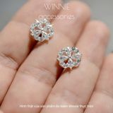  Hoa tai Bạc S925 Floral 