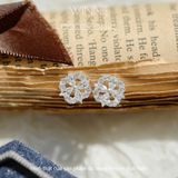  Hoa tai Bạc S925 Floral 