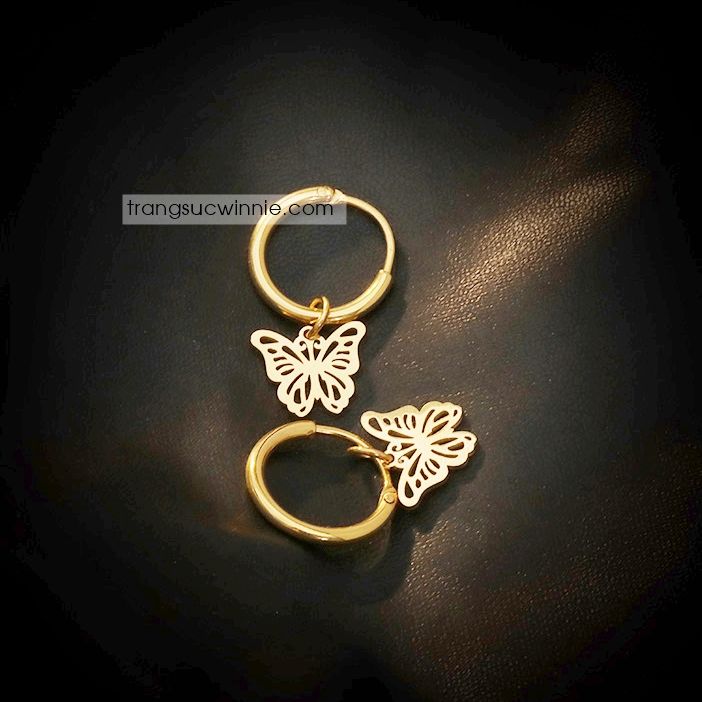  Hoa tai titan Gothic Butterfly 