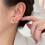  Hoa tai titan Jade vuông 