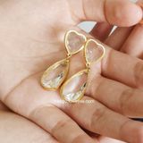  Hoa tai titan Kim cương tim 