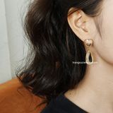  Hoa tai titan Kim cương tim 