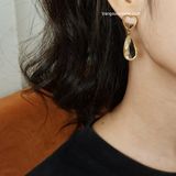  Hoa tai titan Kim cương tim 