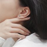  Hoa tai Bạc S925 Moon 