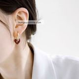  Hoa tai titan Red heart 