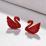  Hoa tai titan Swan đỏ 