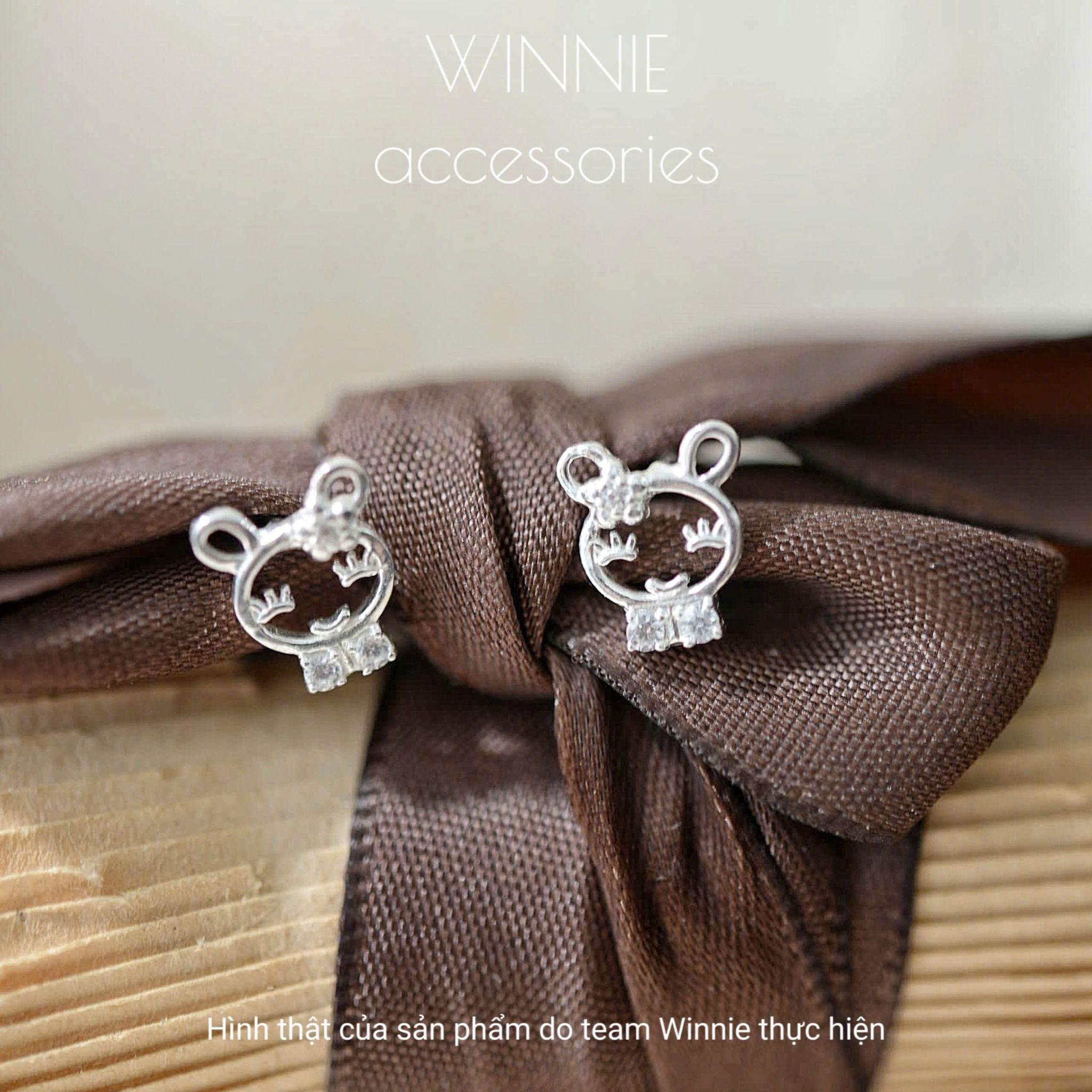  Hoa tai Bạc S925 Thỏ 