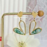  Hoa tai titan Tim xà cừ xanh 