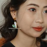  Hoa tai titan Tim xà cừ xanh 