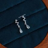  Hoa tai Bạc S925 Waterdrop 