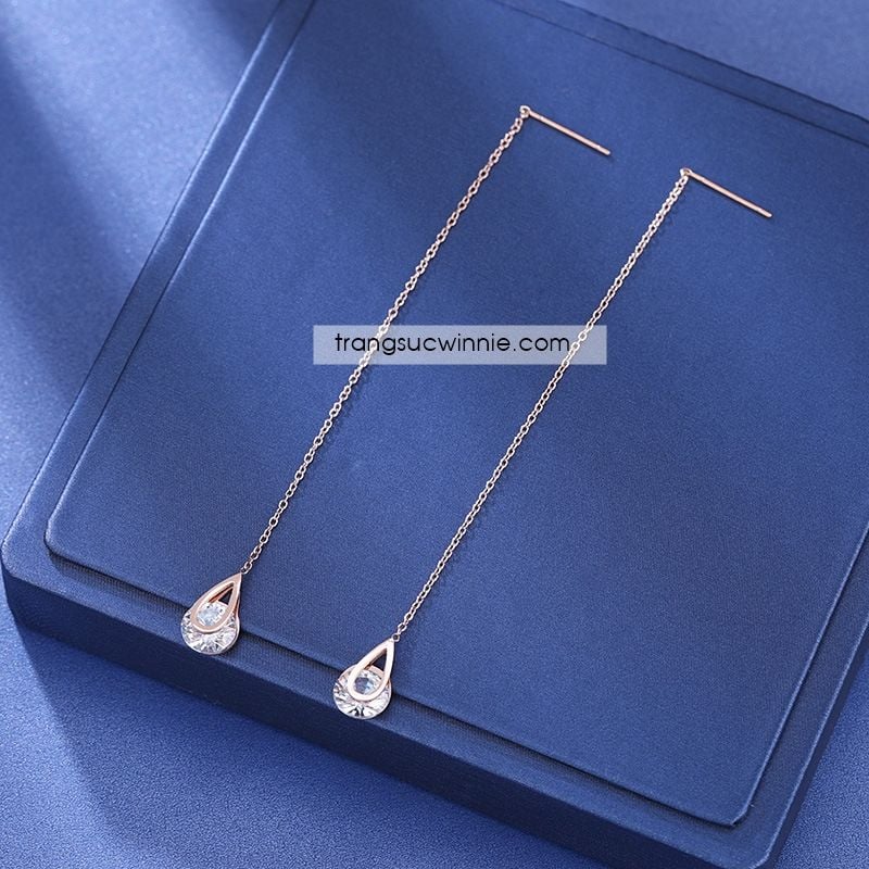  Hoa tai titan Waterdrop dây 