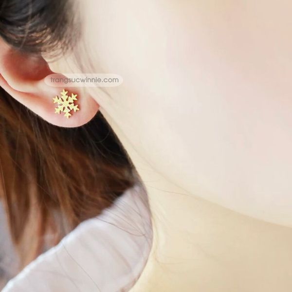  Hoa tai titan Snowflake VG 