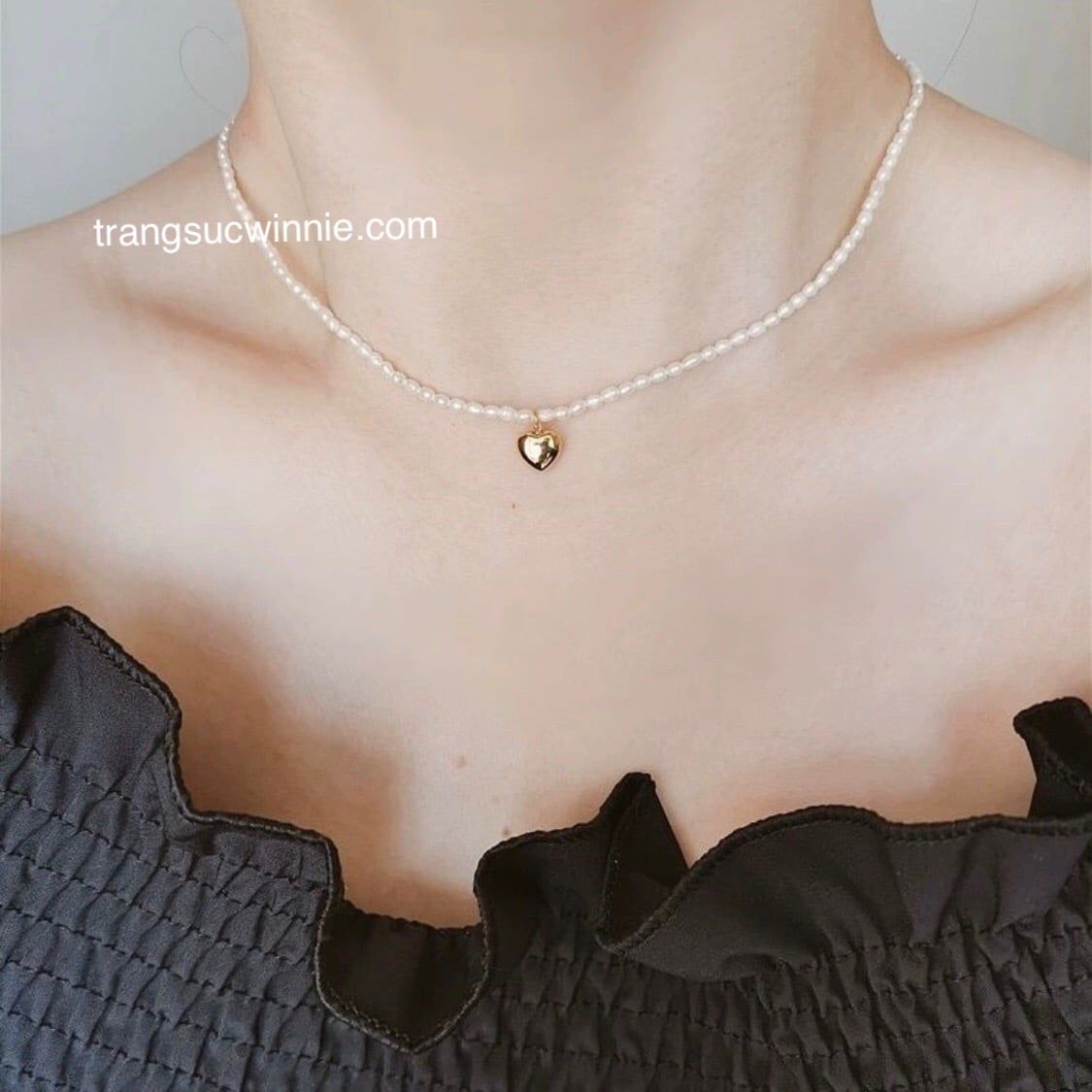  Dây chuyền Tiffany pearl 