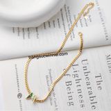  Dây chuyền titan Green Butterfly 