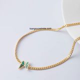  Dây chuyền titan Green Butterfly 