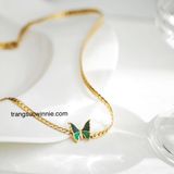  Dây chuyền titan Green Butterfly 