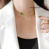  Dây chuyền titan Green Butterfly 