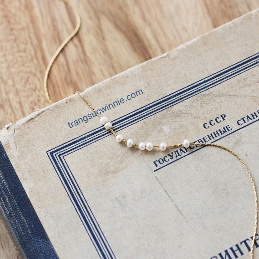  Dây chuyền Mini pearl VG 
