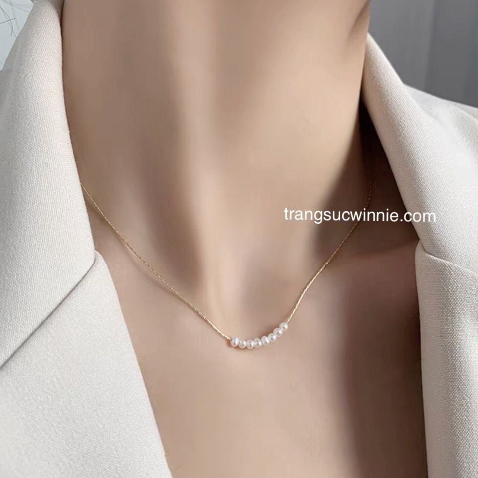  Dây chuyền Mini pearl VG 