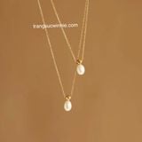  Dây chuyền Pearl drop 