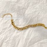  Lắc tay titan Flat chain Diamond 