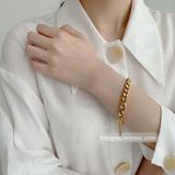  Lắc tay titan Flat chain Diamond 