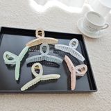  Kẹp tóc Chéo pastel 13cm 