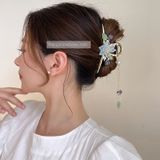  Kẹp tóc Hoa sen xanh 