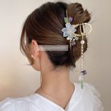  Kẹp tóc Hoa sen xanh 