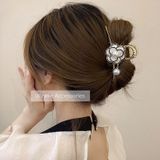  Kẹp tóc hoa trà trắng 
