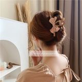  Kẹp tóc Nơ khaki 