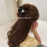  Kẹp nửa Hoa 4 cánh đen 