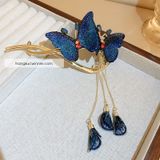  Kẹp ngang Bướm xanh 