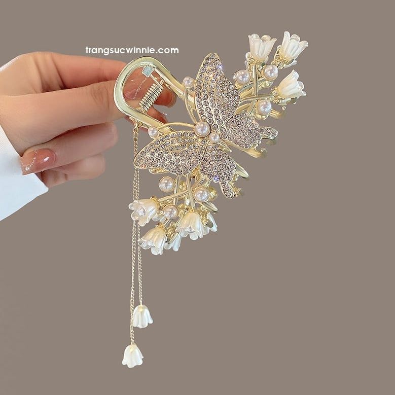  Kẹp tóc Bướm linh lan 